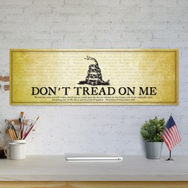 History America Don't Tread On Me Flag Unframed Poster, 36 x 11.75 inches