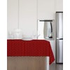 GEMITEX Plush Tablecloth Plus 140 x 180 cm PVC Polka
