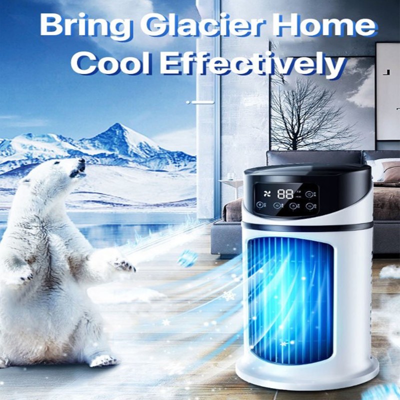 Portable Mini Air Conditioner Mobile Multifunction Air Cooler Fan Water