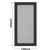 S SIENOC 4 x 120 x 240 mm Black Fan