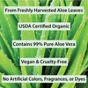 Amara Beauty Aloe Vera Gel from Organic Cold Pressed Aloe,