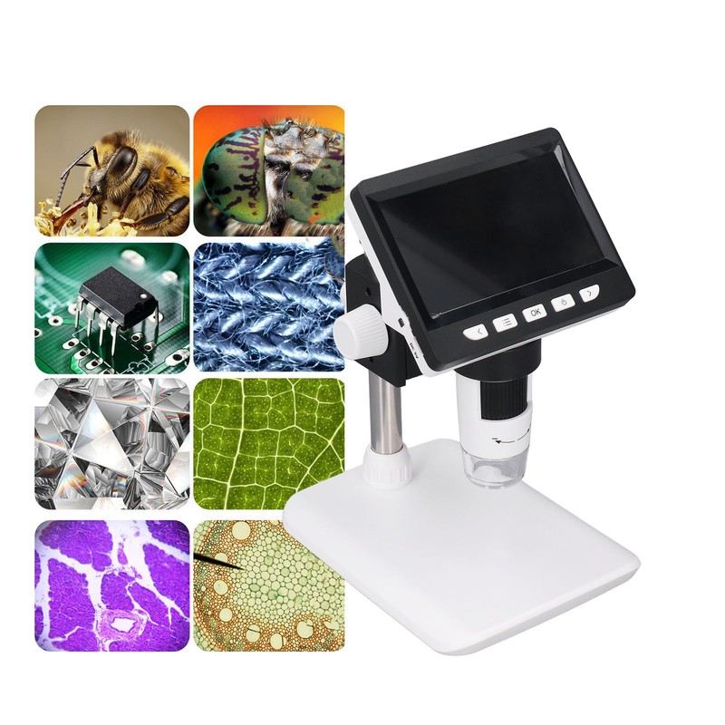 Digital Electron Microscope 4.3in 1000x 2MP USB Industrial Repair Inspection