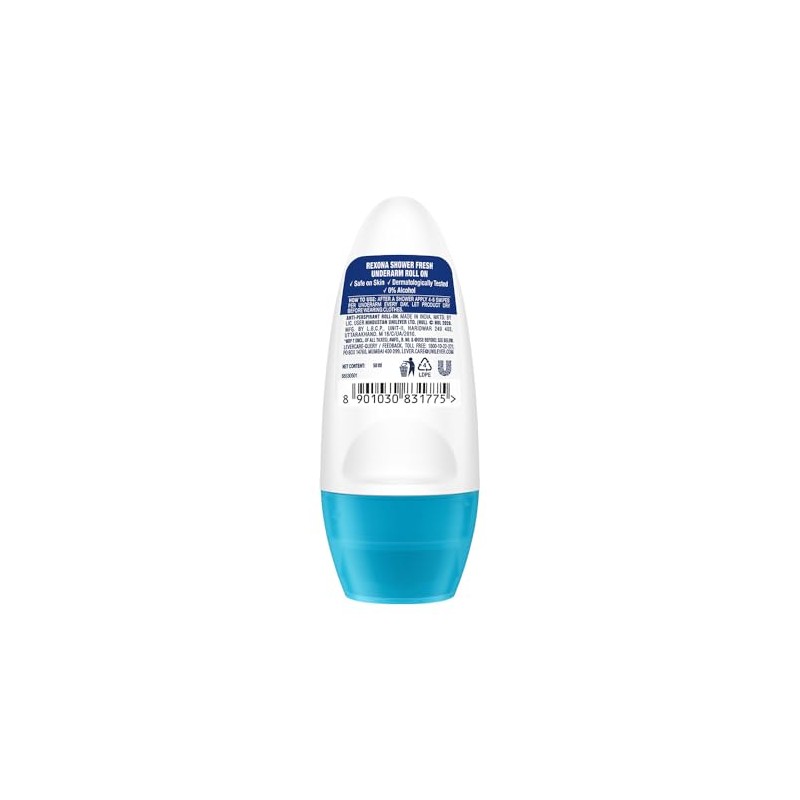 Rexona Shower Fresh Underarm Odour Protection Roll On, 50ml