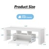 TV Stand for 55+ 60 inch Tvs - White Morden