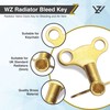 WZ Radiator Bleed Key- Radiator Valve Clock Key for Bleeding