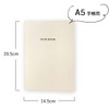 Yumekilock A5 Notebook, Set of 5, Squared, Separate Diary Included,
