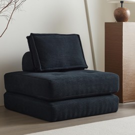 Swbvs Convertible Folding Sofa Bed, Multi-Functional Sleeper sofa with Memory Foam and Back Support – Portable Futon Couch,Fold Out Chair Bed,Comfy Floor Sofa for Living Room, Bedroom, or Small Spaces