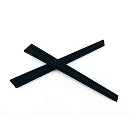 NicelyFit Replacement Temple Ear Socks for Oakley Crosslink Pitch Eye Glass Frame (Black)