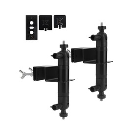 2 in 1 Gutter Mount Compatible with Stick Up Cam/Pro Solar Panel, Spotlight Cam Pro Battery and Stick Up Cam Plus Battery Outdoor Mount Accessories for Ring Solar Panel, 2 Pack