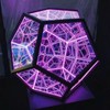 Acogedor Dodecahedron Light, USB 3D Cube Light, LED Desk Table