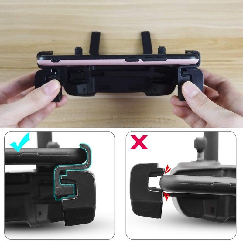 HeiyRC 0.31-0.47in 8-12mm Thickness Phone Holder for DJI Mavic Mini