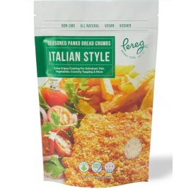Pereg Italian Style Panko Bread Crumbs (9oz) for Schnitzel, Vegetables, Seafood