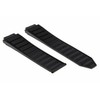 Ewatchparts 24-28mm Rubber Watch Band Strap With Clasp Compatible With