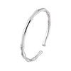 WPPHXY 925 Sterling Silver Bracelets Open Adjustable Bangle Bracelet Teardrop