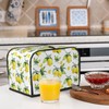 Fruits Yellow Lemon Toaster Cover 2 Slice Bread Maker Cover