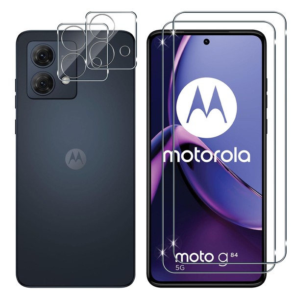 Lutree Tempered Glass Screen Protector for Motorola Moto G84 5G