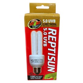 Zoo Med Reptisun 5.0 Uvb Mini Compact Fluorescent (Pack of 2)