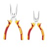 2-Piece Needle Nose Pliers, 8 in Long Needle Nose Plier