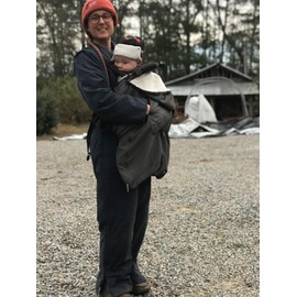 Bebamour Baby Carrier Winter Cover Universal Hoodie All Season Carrier Cover for Baby Carrier (Dark Grey)