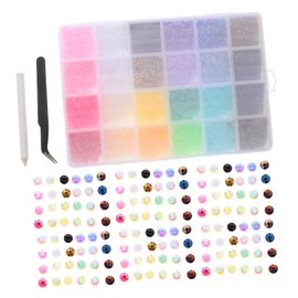 FOMIYES 24000pcs Kit Gems for DIY Nail Art Crafts and Jewelry Making Easy Application for Special Occasions and Creative Designs