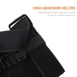 Savadicar 4 x Roll Bar Grab Handles Grip Handle for Jeep Wrangler CJ YJ TJ JK JKU JL JLU & Gladiator JT 1955-2023, Interior Accessories, Neon Orange