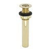 DecoDRAIN Grid Strainer Drain for Bathroom Vanity/Lavatory/Vessel/Sink, Plated ABS Body