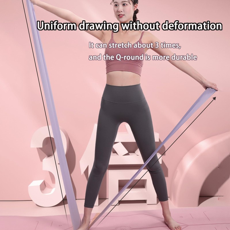 Taoluwin Resistance Band, Stretch Exercise Band with TPE Material, Full-Body