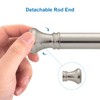 Amazer Spring Tension Shower Curtain Rod, 54-90 Inches Rust-Resistance Tension