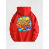 GOOD VIBES Graffiti Hoodie 100% Cotton US Warehouse 7 ColorsColor: