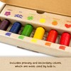 Medenka Beeswax Crayons Junior - 6 Colors - Crayons for