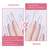 U-Shinein Nail Tips， Coffin Nail Tips，Guiding Line Nail Tips for
