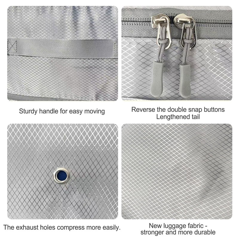 2Pack Compression Comforter Space Saving Bag - 136L Each 3