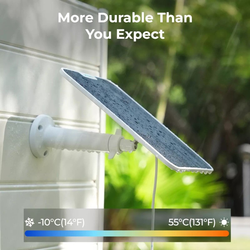 Reolink 6W Solar Panel White Non-Stop Power Supply for Reolink