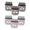 LALAFINA Stylish 6pcs Wall Pen Holder Wall Remote Holder Keep