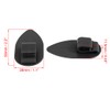 X AUTOHAUX Car Floor Mats Fixing Clips Non-Slip Buckle Black