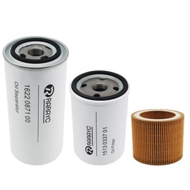 RARAYC 2901091900 Air Oil Compressor Filter Kit Compatible with Atlas Copco Compressor QRS 10-15HP, G7, G11, G15, GX 7-11, GA 5-11C, GX 5 Replacement Part Number 622087100 1513033701 1613900100
