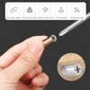 Pack of 50 Self-Tapping Screw Shelf Support Nickel Shelf Support