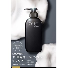 DUO MEN The Medicated All-in-One Shampoo, 10.1 fl oz (300 ml), Quasi Drug