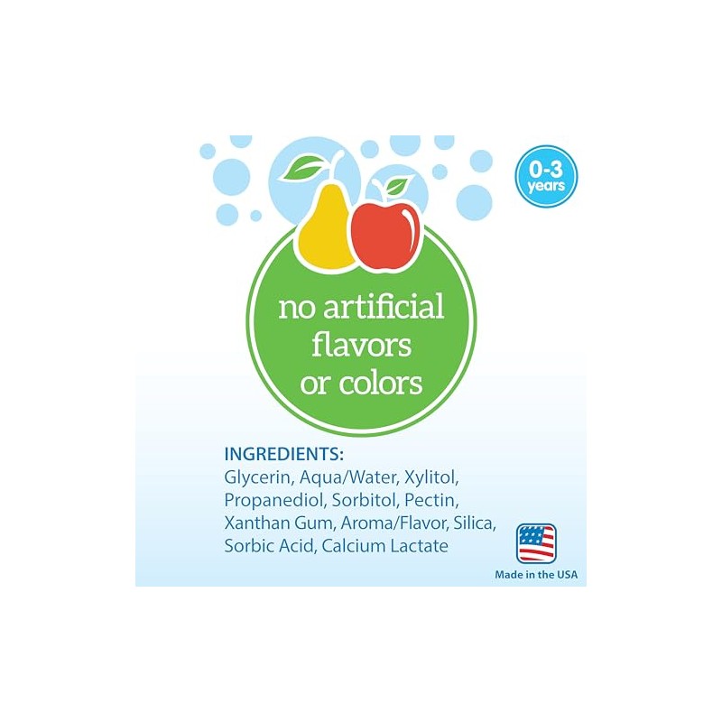 Dr. Brown's 100% Silicone Baby Finger Toothbrush and Toothpaste Set,