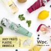 2022 World Party PT-0058 Women's Rain Umbrella [Vinyl Umbrella] Juicy