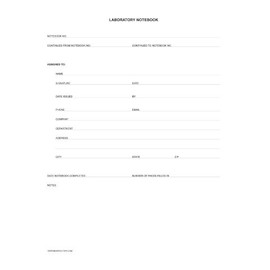 BookFactory Lab Notebook Laboratory Notebook - 96 Pages (.25'' Grid Format) 8 7/8'' x 11 1/4'', Blue Cover, Section Sewn Hardbound (LIRPE-096-LGR-A-LBT1-R)