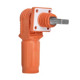 ZIWIMEGO Battery Energy Storage Connector, Connectors High Current Quick Plug Terminal Flame Retardant IP67 Waterproof Elbow Power Terminal Right Angle Crimping Wiring 120A/200A (Positive Electrode)