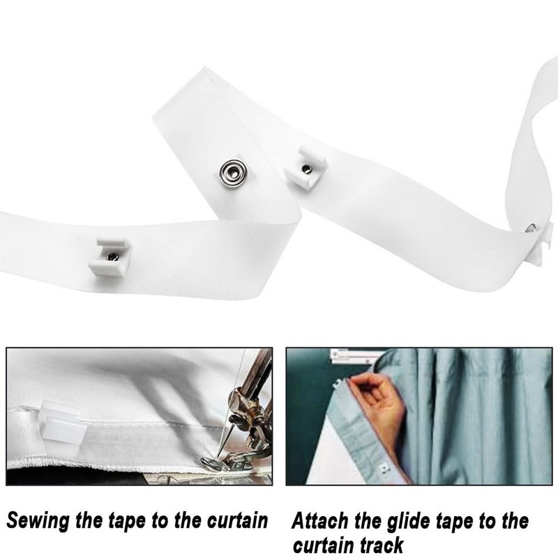 RV Curtain Glide Tape A115, Apply for Ceiling or Wall