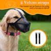 UBERMing Muzzle for Dogs, Breathable, Soft Mesh Muzzle, Feeding Protection,