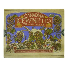 The Metropolitan Tea Company 62WD-100-026 Ice Wine Tea 100 Teabags in Wood Box