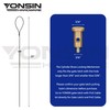 YONSIN 2 Sets Gate Latch Cable Pull, Steel Wire Rope