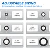 OHLECTRIC 6-Pack New Construction Recessed Light Mounting Plates, Flat Steel
