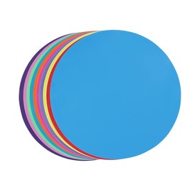 CAXUSD 10 pcs Colorful Dry Erase Circles Removable Vinyl Dot Wall Decals for Classroom Tables Whiteboards Desks and School Teaching Supplies