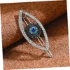 WOONEKY Fashionable Hair Clips 4pcs Evil Eye Hair Pin Set