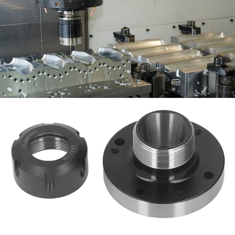 Collet Carbon Steel 80mm Diameter Chuck Lathe Accessory for CNC